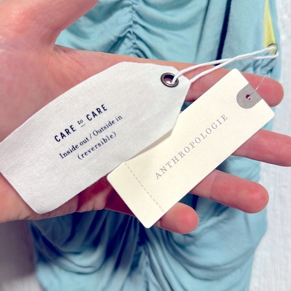 Anthropologie Pilcro Ruched Reversible Tank Small - Picture 3 of 5